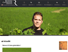 Tablet Screenshot of champagne-rodez.com